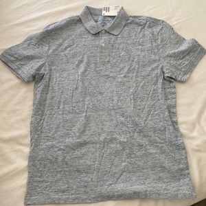 NWT H&M grey polo // size medium